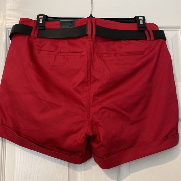 Torrid Plus Polyester Shorts - Red - Picture 4 of 5